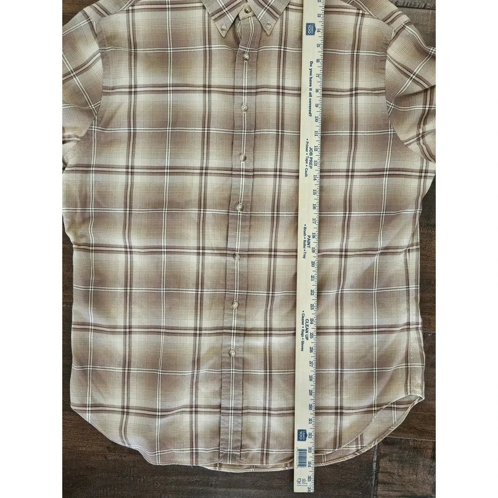 Polo Ralph‎ Lauren Shirt Mens 2XLT Tall Classic Fit Plaid Flannel Button Down